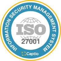 Certification selon la norme de sécurité ISO/IEC 27001.